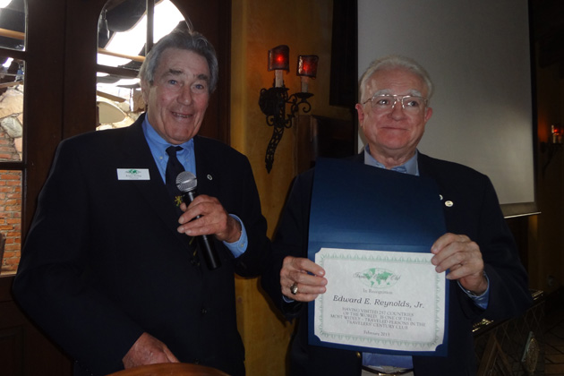 New TCC member Ed Reynolds also received a Platinum level certificate at the meeting in Santa Monica. 