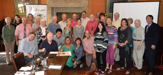 Kansas City-area TCC members at Trezo Mare restaurant in September.
