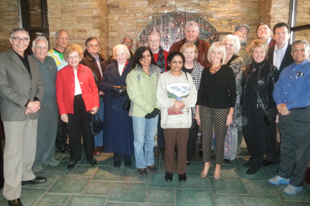A group photo from the December 2013 Indiana chapter meeting.