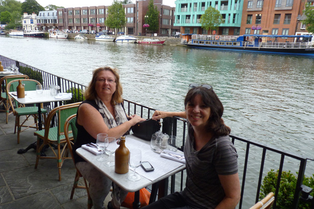 Following the UK hike, Pam had dinner in Windsor with UK Coordinator Donna Marsh. One of the many benefits of TCC membership is the opportunity to meet up with other members from around the world during your travels. Pam is one of our best “ambassadors.”