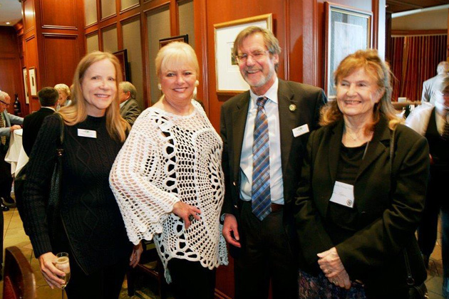 TCC Vice President JoAnnSchwartz, Diane Jarrett, Board Member Chris Hudson and his wife, Lois.