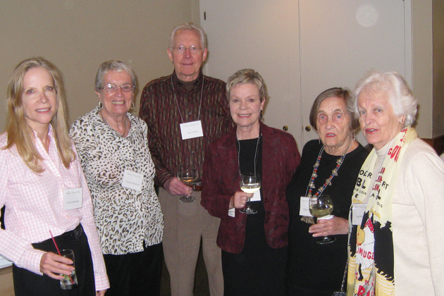 Pictured at the March Northern California meeting are Speaker and new TCC Board Member JoAnn Schwartz, Carolyn Broadwell, Don and Sylvia Fillman, Betty Knudson and Peggy Nute.