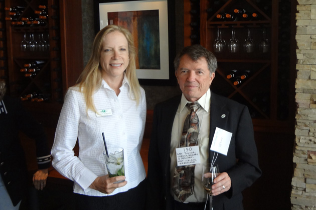 Board Member JoAnn Schwartz is pictured with San Diego Area Coordinator Jeff Ward at the June TCC lunch in Santa Monica.