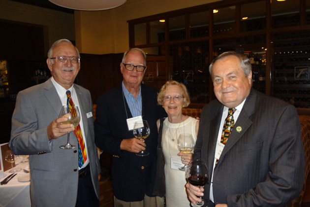 Left to right: Board Member Ron Endeman, Noel and Katherine Jones, and Board Member Kevin Hughes.