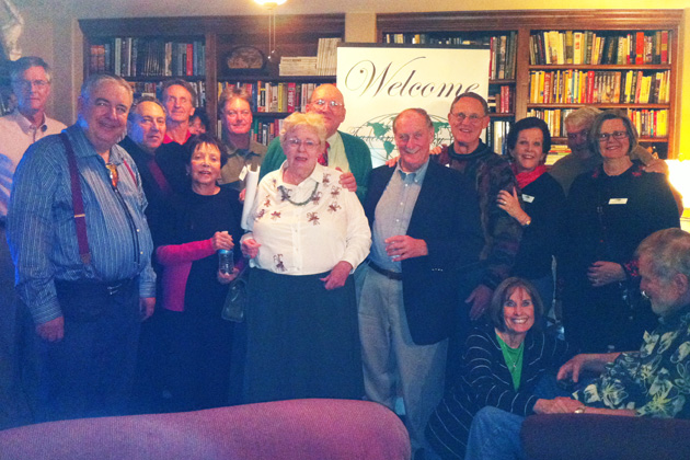 The April 2014 TCC gathering at the home of Matt and Deidre Cohen