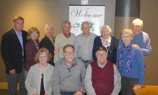The November 2015 meeting in Little Rock: Front rowe, left to right: Judith Henderson McClelland, Dr. Steven Clift and Charles Merkel. Back row, left to right: Dr. Gil Caver, Linda Bell, Sandi Lubin, Aaron Lubin, Bill Henderson, Carolyn Oudin, Cora Lee Brannon and Dick Brannon. Not pictured: Marc Oudin 
