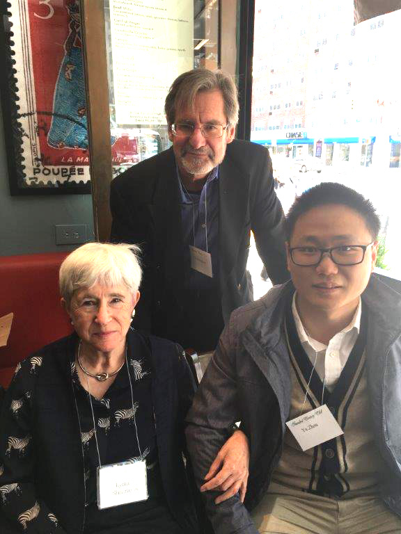 New York Coordinator Lynn Simmons with TCC Board Member Chris Hudson and Yu Zhou.